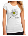 Pretty Daisy - Flower Child Juniors Petite Sublimate Tee-Womens T-Shirt-TooLoud-White-Small-Davson Sales