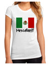 Mexcellent - Mexican Flag Juniors Sublimate Tee-TooLoud-White-Small-Davson Sales