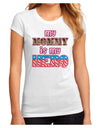 My Mommy is My Hero - Armed Forces - Pink Juniors Sublimate Tee by TooLoud-Womens T-Shirt-TooLoud-White-Small-Davson Sales