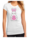 Cute Easter Bunny - Pink Juniors Sublimate Tee by TooLoud-Womens T-Shirt-TooLoud-White-Small-Davson Sales