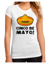 Sombrero Design - Cinco de Mayo Juniors Sublimate Tee by TooLoud-Womens T-Shirt-TooLoud-White-Small-Davson Sales