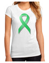 Celiac Disease Awareness Ribbon - Light Green Juniors Sublimate Tee-TooLoud-White-Small-Davson Sales