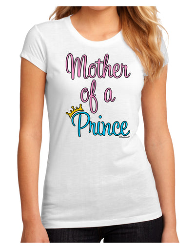 Mother of a Prince - Matching Mom and Son Design Juniors Sublimate Tee by TooLoud-Womens T-Shirt-TooLoud-White-Small-Davson Sales