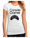 Console Gamer Juniors Petite Sublimate Tee-TooLoud-White-Small-Davson Sales