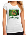 Parasaurolophus Walkeri - With Name Juniors Sublimate Tee-TooLoud-White-Small-Davson Sales