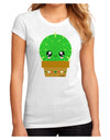 Cute Cactus Design Juniors Sublimate Tee by TooLoud-Womens T-Shirt-TooLoud-White-Small-Davson Sales