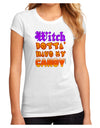 TooLoud Witch Betta Have My Candy Color Juniors Sublimate Tee-TooLoud-White-Small-Davson Sales