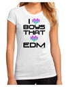 I Heart Boys That Heart EDM Juniors Sublimate Tee-TooLoud-White-Small-Davson Sales