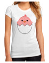 Cute Hatching Chick - Pink Juniors Sublimate Tee by TooLoud-Womens T-Shirt-TooLoud-White-Small-Davson Sales