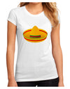 Sombrero Design Juniors Sublimate Tee by TooLoud-Womens T-Shirt-TooLoud-White-Small-Davson Sales