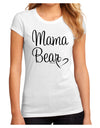 Mama Bear with Heart - Mom Design Juniors Sublimate Tee-Womens T-Shirt-TooLoud-White-Small-Davson Sales