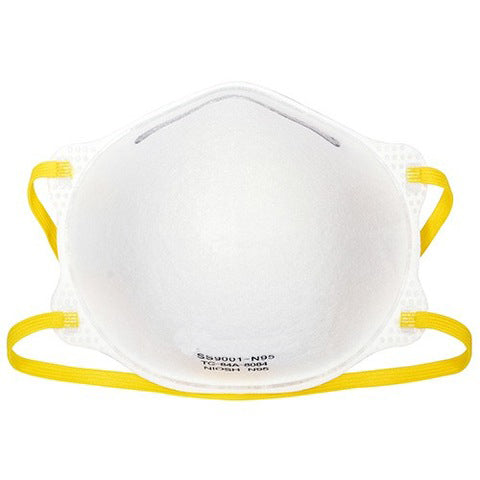NIOSH Certified N95 Respirator Face Mask, Pre-Formed Cone, Box of 20-face mask-AnyMask.com-In Stock-Davson Sales