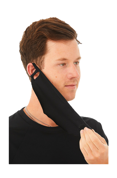 Daily Face Cover Lightweight Fabric Facecover - 10 PACK-face mask-AnyMask.com-Black-10-Mask-Davson Sales