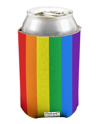 Rainbow Vertical Gay Pride Flag Can / Bottle Insulator Coolers All Over Print by TooLoud-Can Coolie-TooLoud-1-Davson Sales