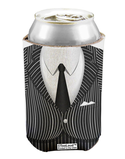 Pinstripe Gangster Jacket Printed Costume Can / Bottle Insulator Coolers All Over Print-Can Coolie-TooLoud-1 Piece-Davson Sales