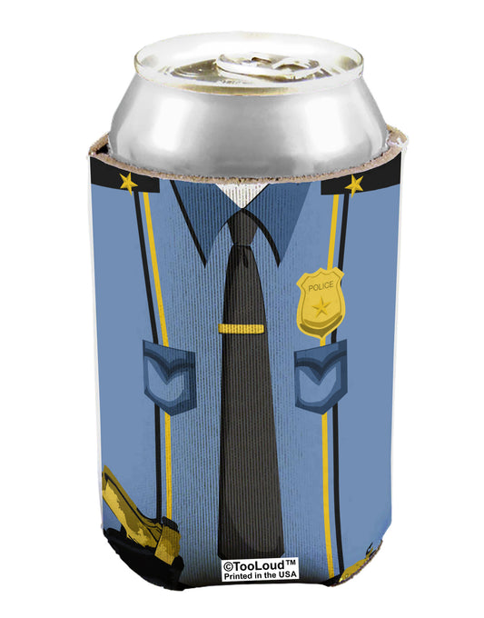 Police Blue-Gold AOP Can / Bottle Insulator Coolers All Over Print-Can Coolie-TooLoud-1-Davson Sales