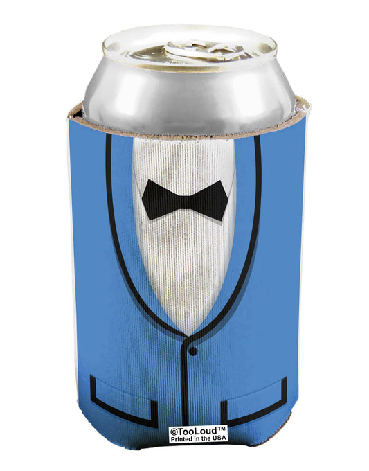 Blue Tuxedo Suit Costume Can / Bottle Insulator Coolers All Over Print-Can Coolie-TooLoud-12 Pieces-Davson Sales