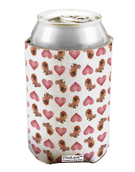 Pomeranian Hearts AOP Can / Bottle Insulator Coolers All Over Print-Can Coolie-TooLoud-1-Davson Sales
