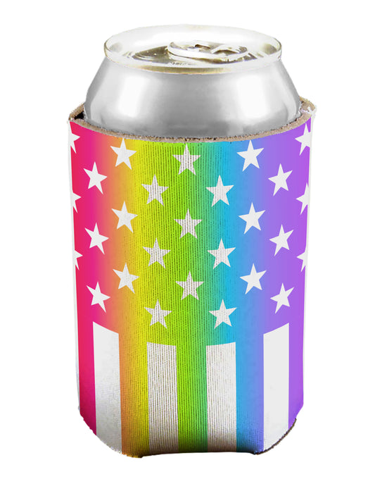 American Pride - Rainbow Stars and Stripes Can / Bottle Insulator Coolers All Over Print-Can Coolie-TooLoud-1-Davson Sales