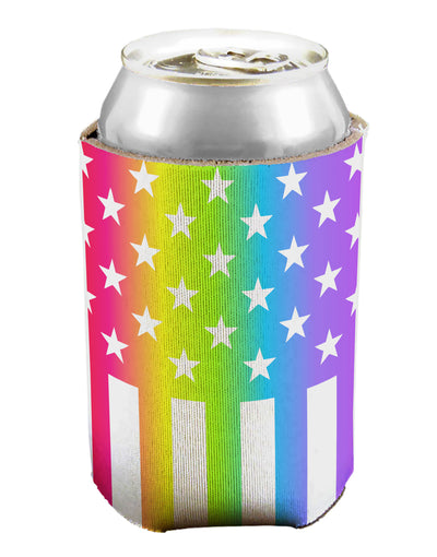 American Pride - Rainbow Stars and Stripes Can / Bottle Insulator Coolers All Over Print-Can Coolie-TooLoud-1-Davson Sales