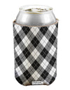 Black and White Argyle AOP Can / Bottle Insulator Coolers All Over Print by TooLoud-Can Coolie-TooLoud-1-Davson Sales