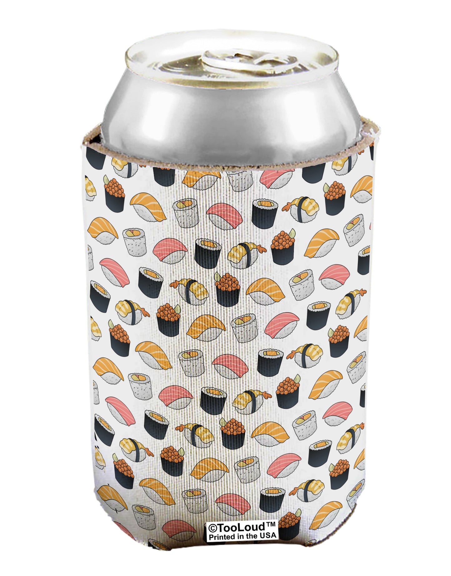 Cute Sushi AOP Can / Bottle Insulator Coolers All Over Print-Can Coolie-TooLoud-1-Davson Sales