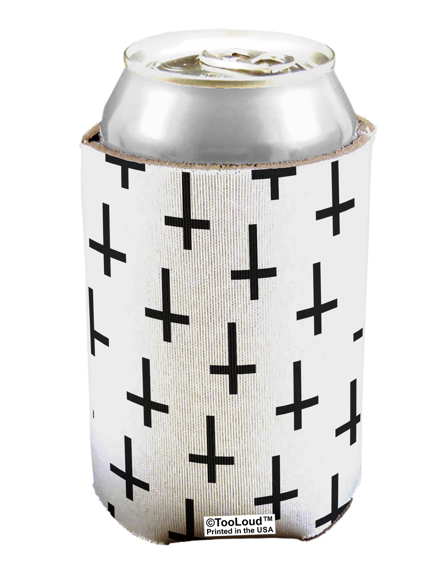Inverted Crosses Can / Bottle Insulator Coolers All Over Print-Can Coolie-TooLoud-1-Davson Sales