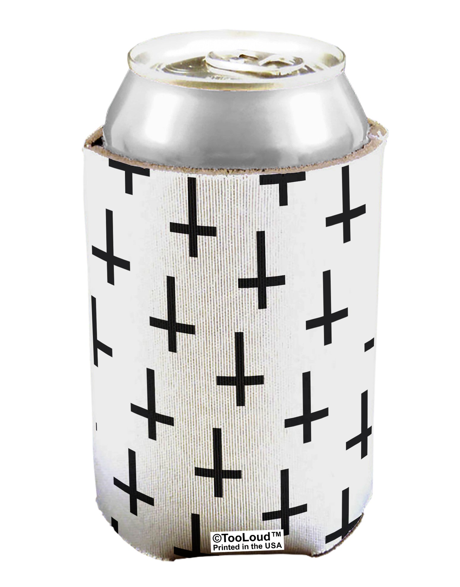 Inverted Crosses Can / Bottle Insulator Coolers All Over Print-Can Coolie-TooLoud-1-Davson Sales