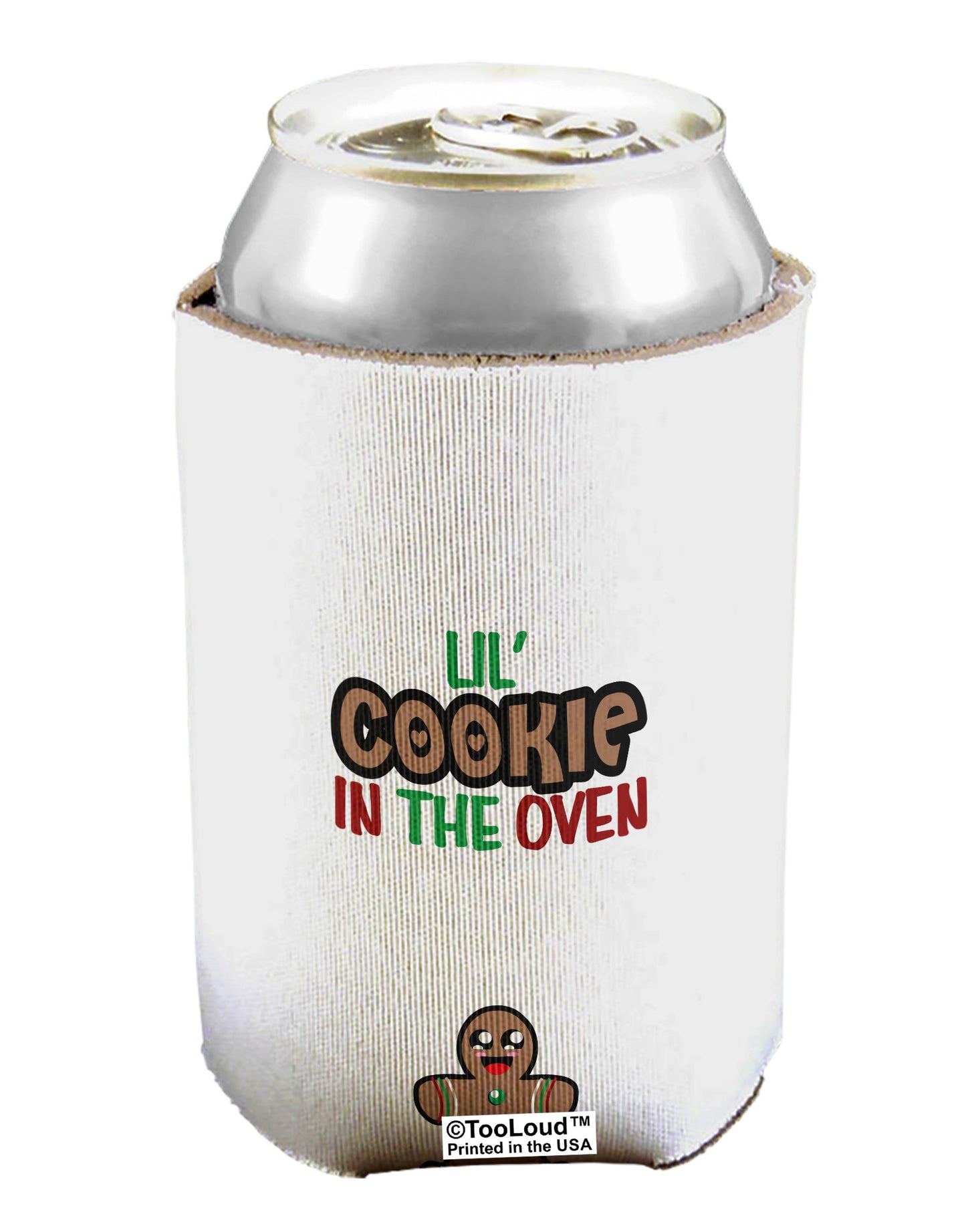 Lil Cookie In The Oven - Maternity AOP Can / Bottle Insulator Coolers All Over Print-Can Coolie-TooLoud-1-Davson Sales
