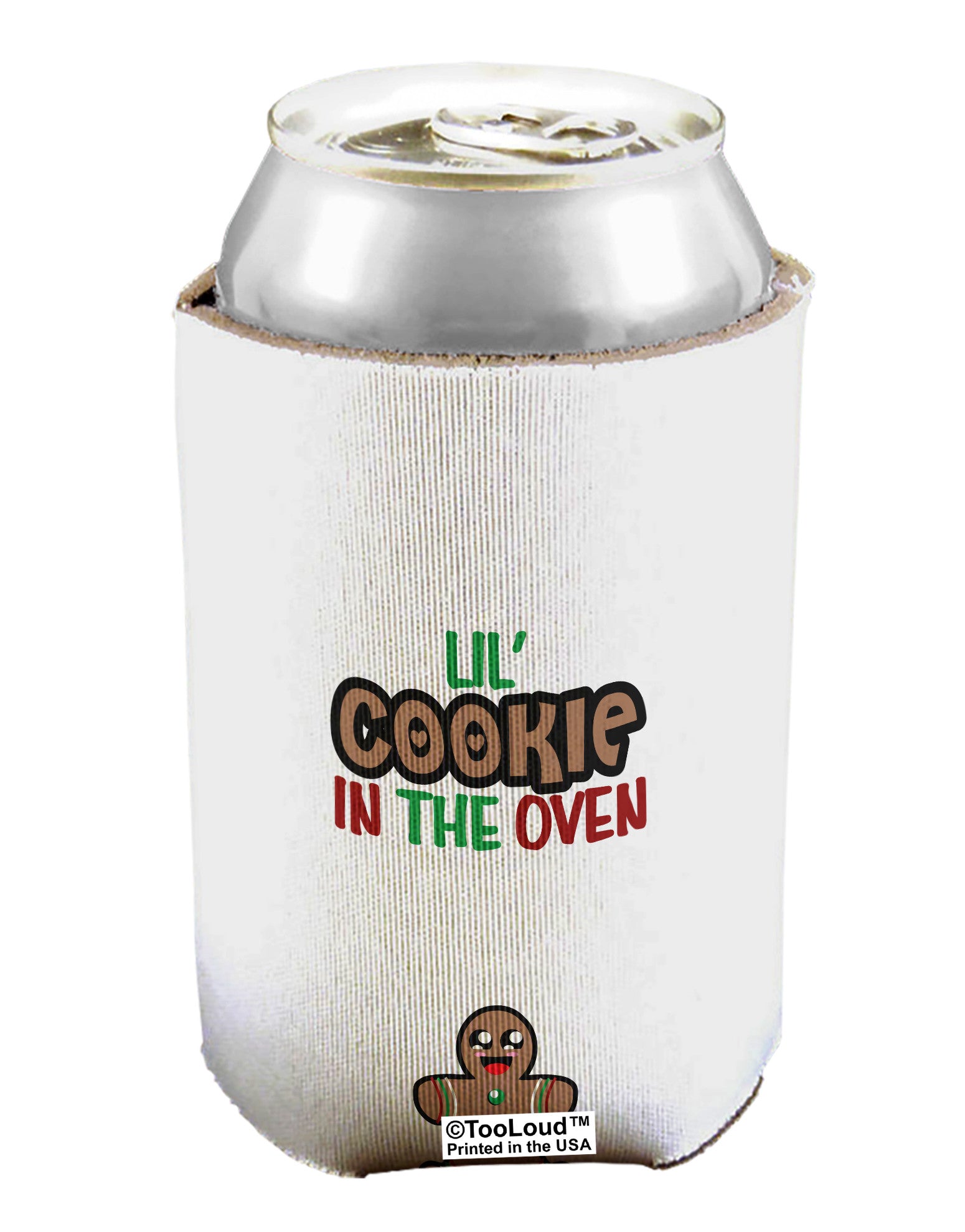 Lil Cookie In The Oven - Maternity AOP Can / Bottle Insulator Coolers All Over Print-Can Coolie-TooLoud-1-Davson Sales