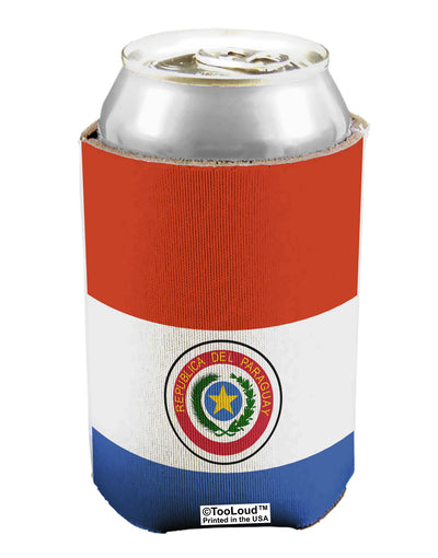 Paraguay Flag AOP Can / Bottle Insulator Coolers All Over Print-Can Coolie-TooLoud-1-Davson Sales