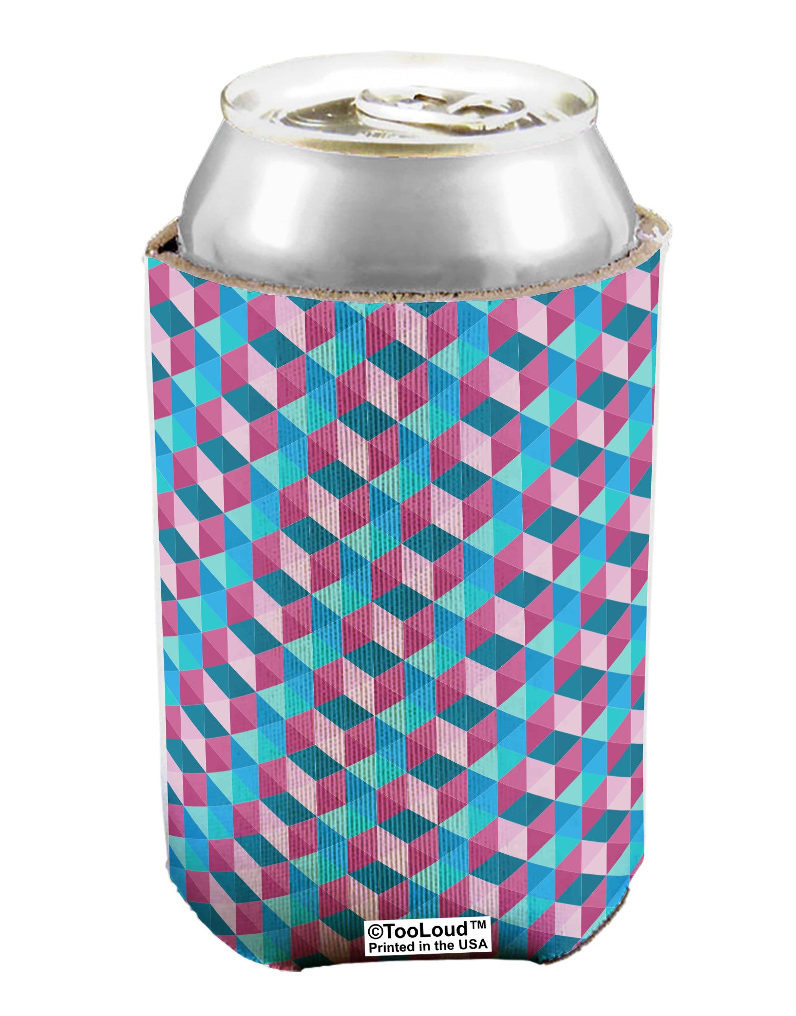 Crystalized Mosaic AOP Can / Bottle Insulator Coolers All Over Print-Can Coolie-TooLoud-1-Davson Sales