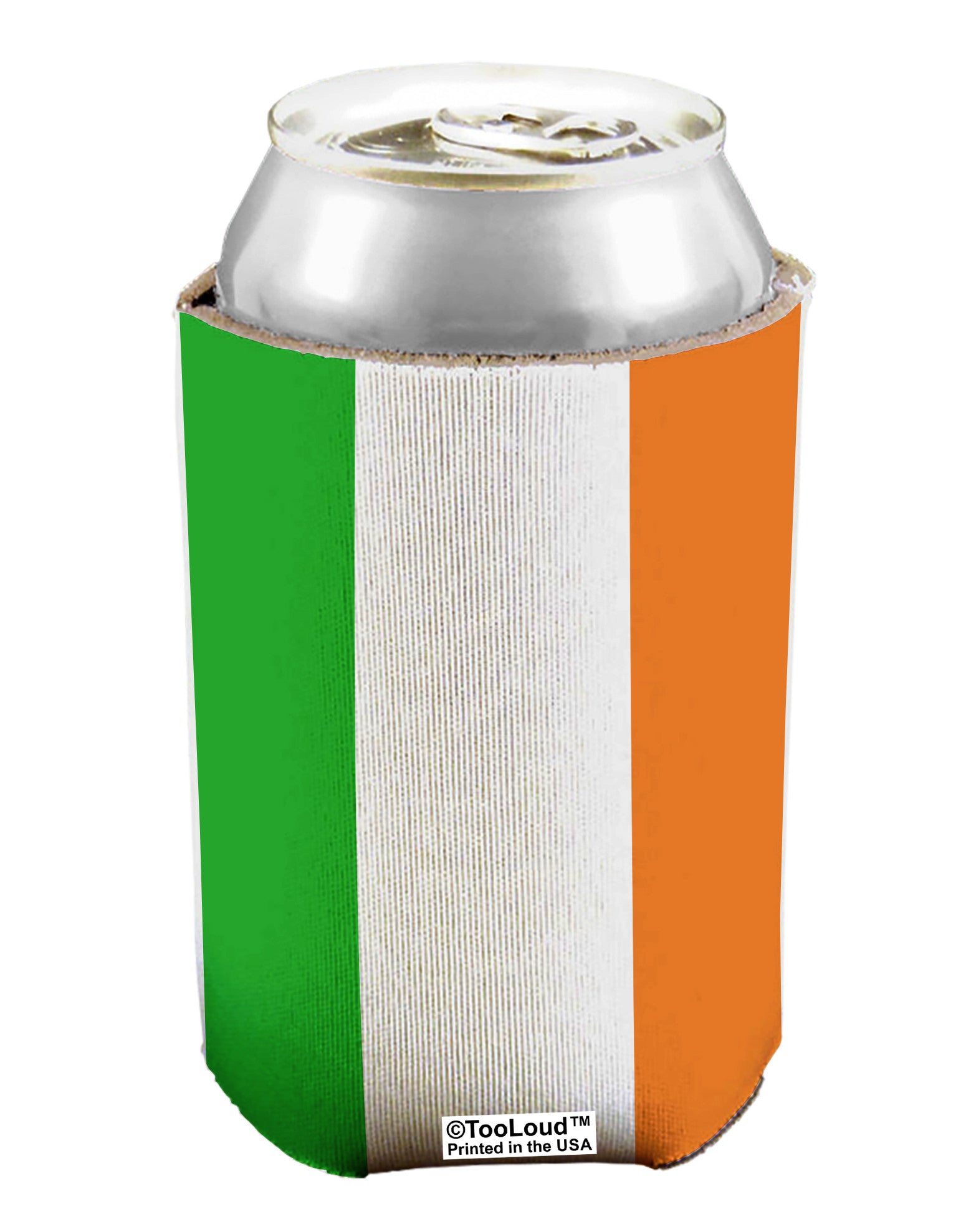 Irish Flag - Flag of Ireland Can / Bottle Insulator Coolers All Over Print-Can Coolie-TooLoud-1-Davson Sales
