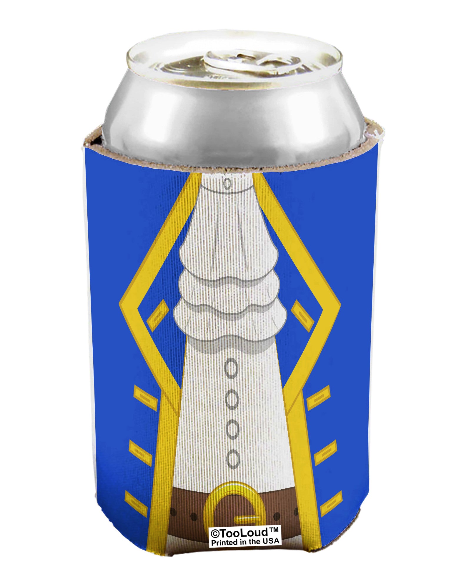 Pirate Captain Costume - Blue Can / Bottle Insulator Coolers All Over Print-Can Coolie-TooLoud-1 Piece-Davson Sales