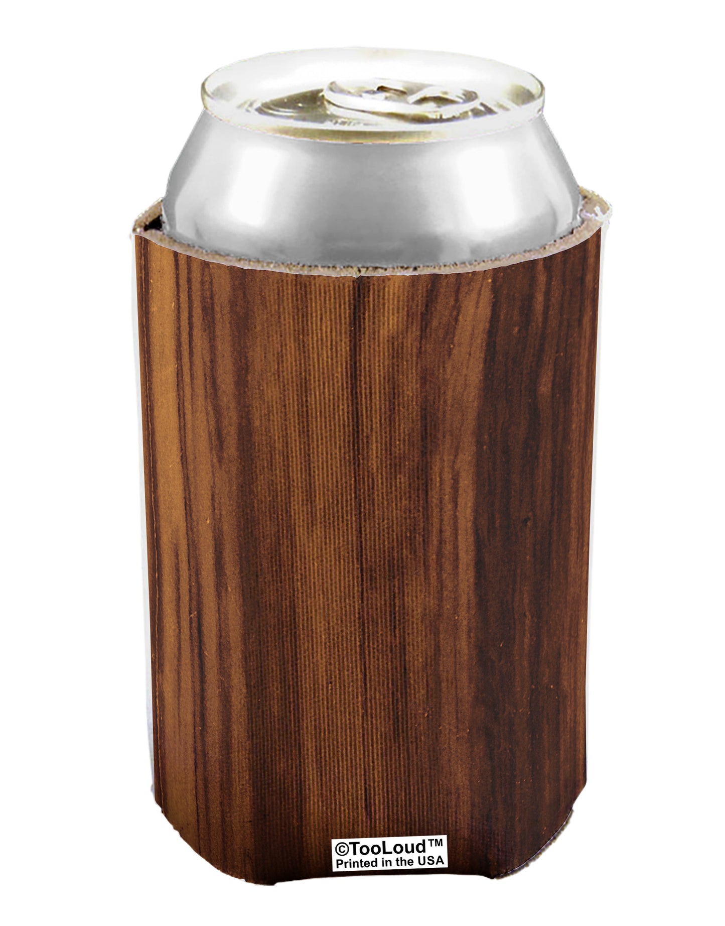 Medium Wood Look Can / Bottle Insulator Coolers All Over Print by TooLoud-Can Coolie-TooLoud-1-Davson Sales
