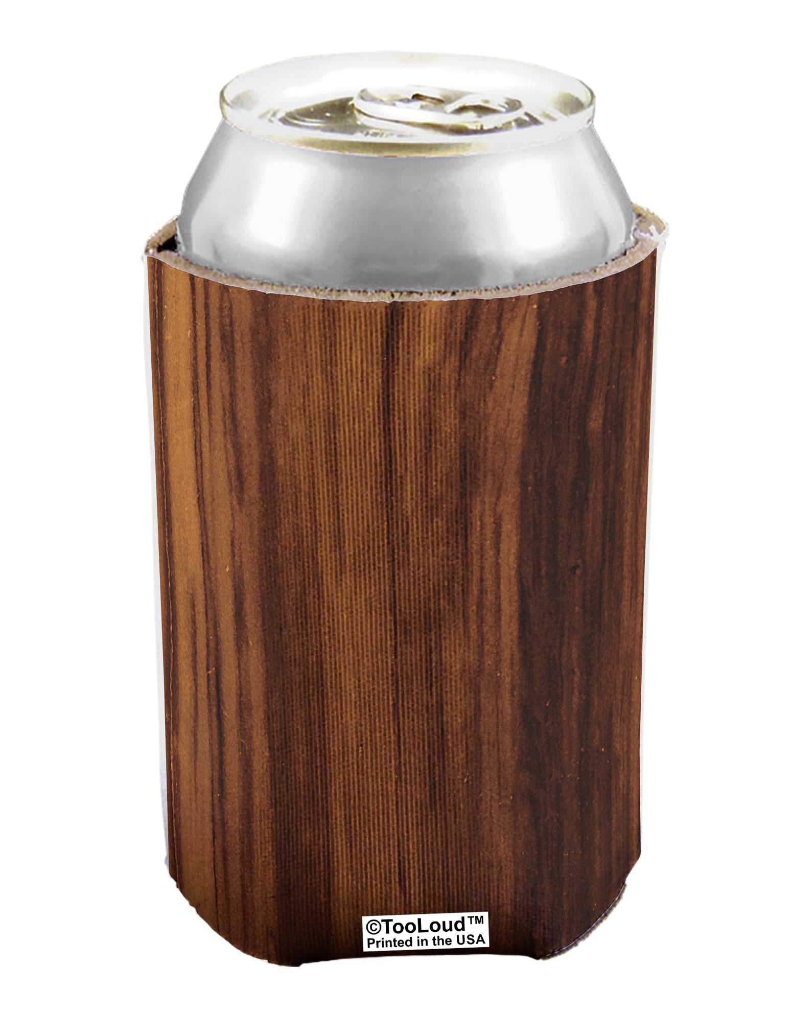 Medium Wood Look Can / Bottle Insulator Coolers All Over Print by TooLoud-Can Coolie-TooLoud-1-Davson Sales