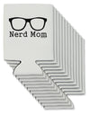 Nerd Mom - Glasses Can / Bottle Insulator Coolers by TooLoud-Can Coolie-TooLoud-12-Davson Sales