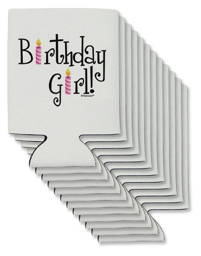 Birthday Girl - Birthday Candles Can / Bottle Insulator Coolers by TooLoud-Can Coolie-TooLoud-12-Davson Sales