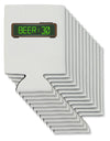 Beer 30 - Digital Clock Can / Bottle Insulator Coolers by TooLoud-Can Coolie-TooLoud-12-Davson Sales