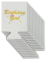 Birthday Girl Text Can / Bottle Insulator Coolers by TooLoud-Can Coolie-TooLoud-12-Davson Sales