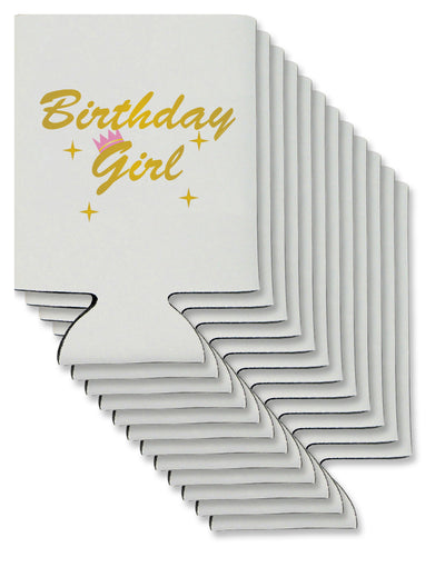 Birthday Girl Text Can / Bottle Insulator Coolers by TooLoud-Can Coolie-TooLoud-12-Davson Sales