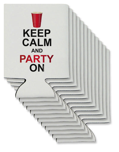 Keep Calm - Party Beer Can / Bottle Insulator Coolers-Can Coolie-TooLoud-12-Davson Sales