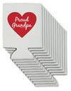 Proud Grandpa Heart Can / Bottle Insulator Coolers by TooLoud-Can Coolie-TooLoud-12-Davson Sales