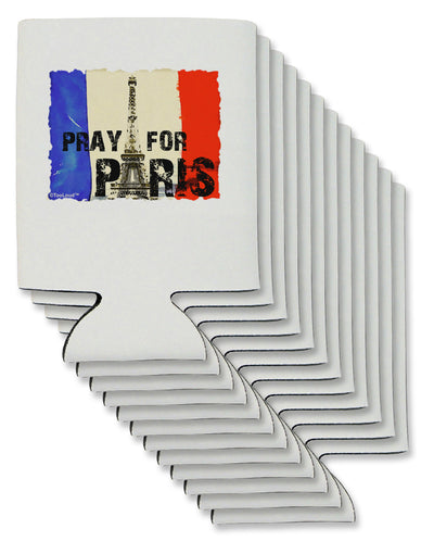 Pray For Paris Watercolor Can / Bottle Insulator Coolers-Can Coolie-TooLoud-12-Davson Sales