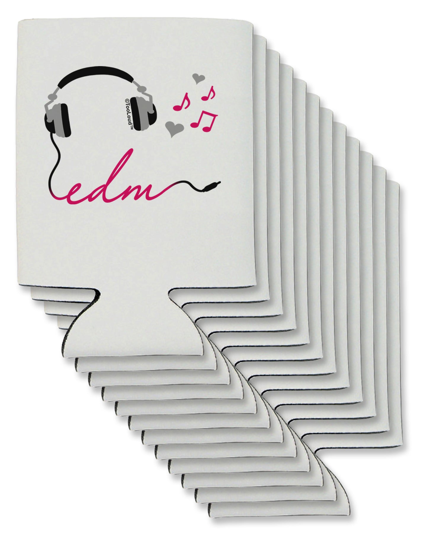 EDM Cord Pink Can / Bottle Insulator Coolers-Can Coolie-TooLoud-12-Davson Sales