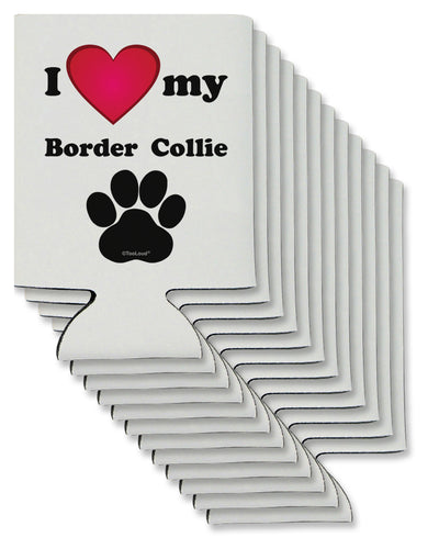 I Heart My Border Collie Can / Bottle Insulator Coolers by TooLoud-Can Coolie-TooLoud-12-Davson Sales