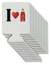 I Heart Sriracha Design Can / Bottle Insulator Coolers by TooLoud-Can Coolie-TooLoud-12-Davson Sales