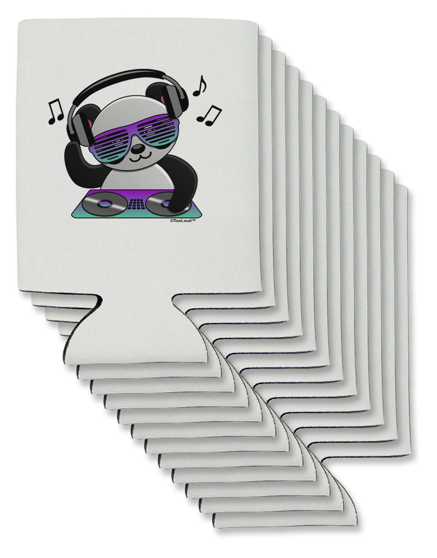 Panda DJ Can / Bottle Insulator Coolers-Can Coolie-TooLoud-12-Davson Sales