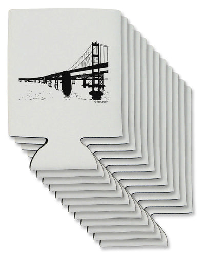 Bay Bridge Cutout Design Can / Bottle Insulator Coolers by TooLoud-Can Coolie-TooLoud-12-Davson Sales