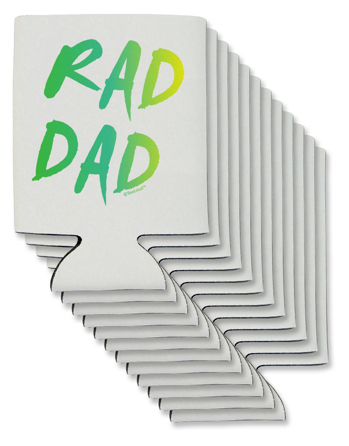 Rad Dad Design - 80s Neon Can / Bottle Insulator Coolers-Can Coolie-TooLoud-12-Davson Sales